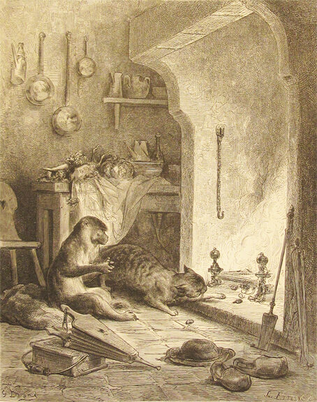 FABLES DE LA FONTAINE AVEC LES DESSINS DE GUSTAVE DORE | Doré